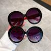 Oversized Round Sunglasses Women Trendy Vintage Gradient Goggle Sun Glasses Fashion Luxury Brand Design Shades Eyewear