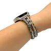 Dressy Bracelet for Samsung Galaxy Watch 6 Band / 4 Classic/ 5/ 5 Pro Strap Elastic Bling Crystal Beaded Wristband Replacement