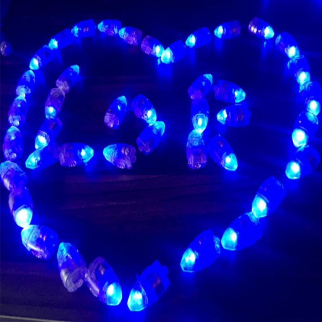 10 шт. светодиодный фонарь мини водонепроницаемый пуля свадьба день рождения вечеринка декор ARI