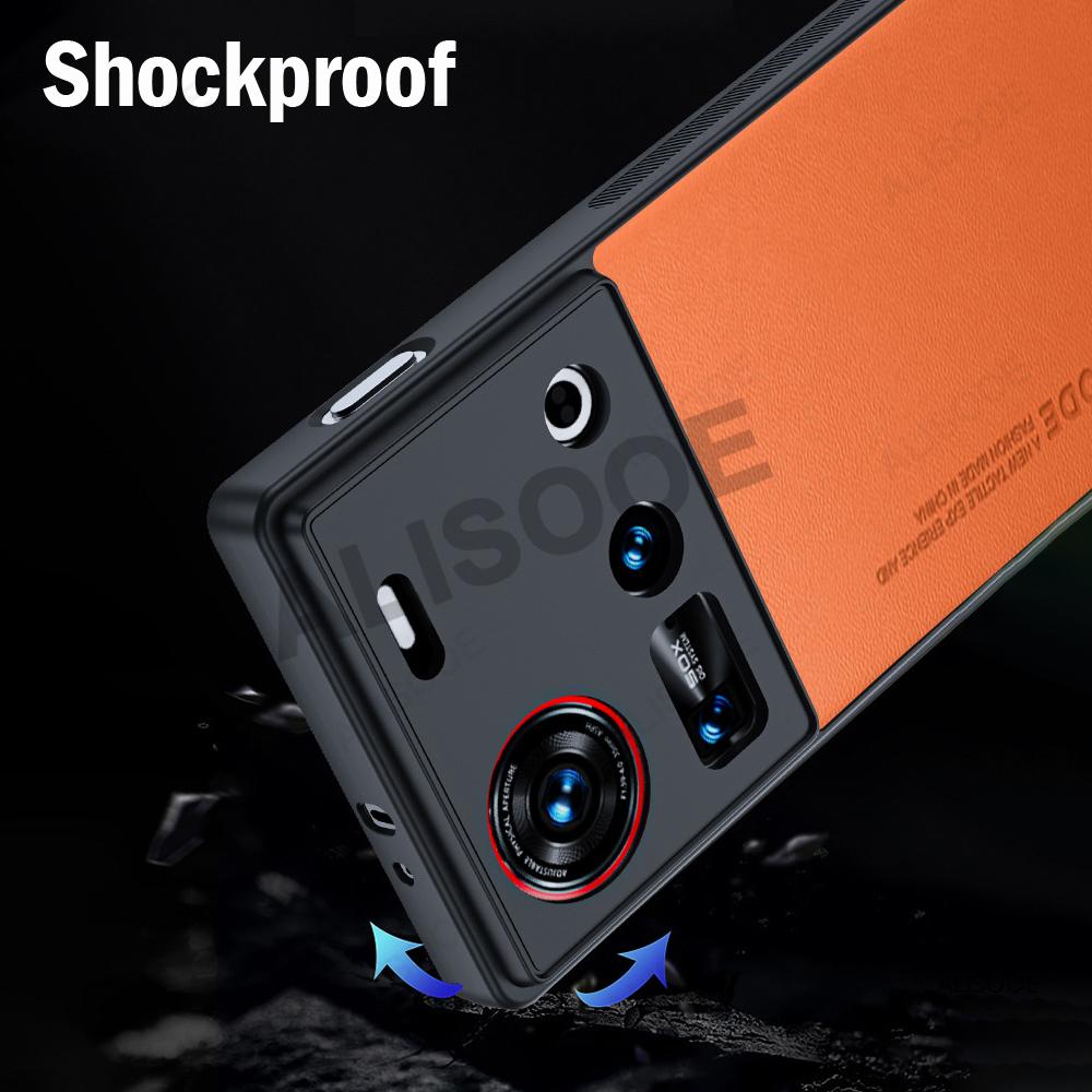 Роскошный чехол для Nubia Z70 Ultra, высококачественная защитная крышка из ПУ-кожи для ZTE Nubia Z70 Ultra 5G, противоударная накладка