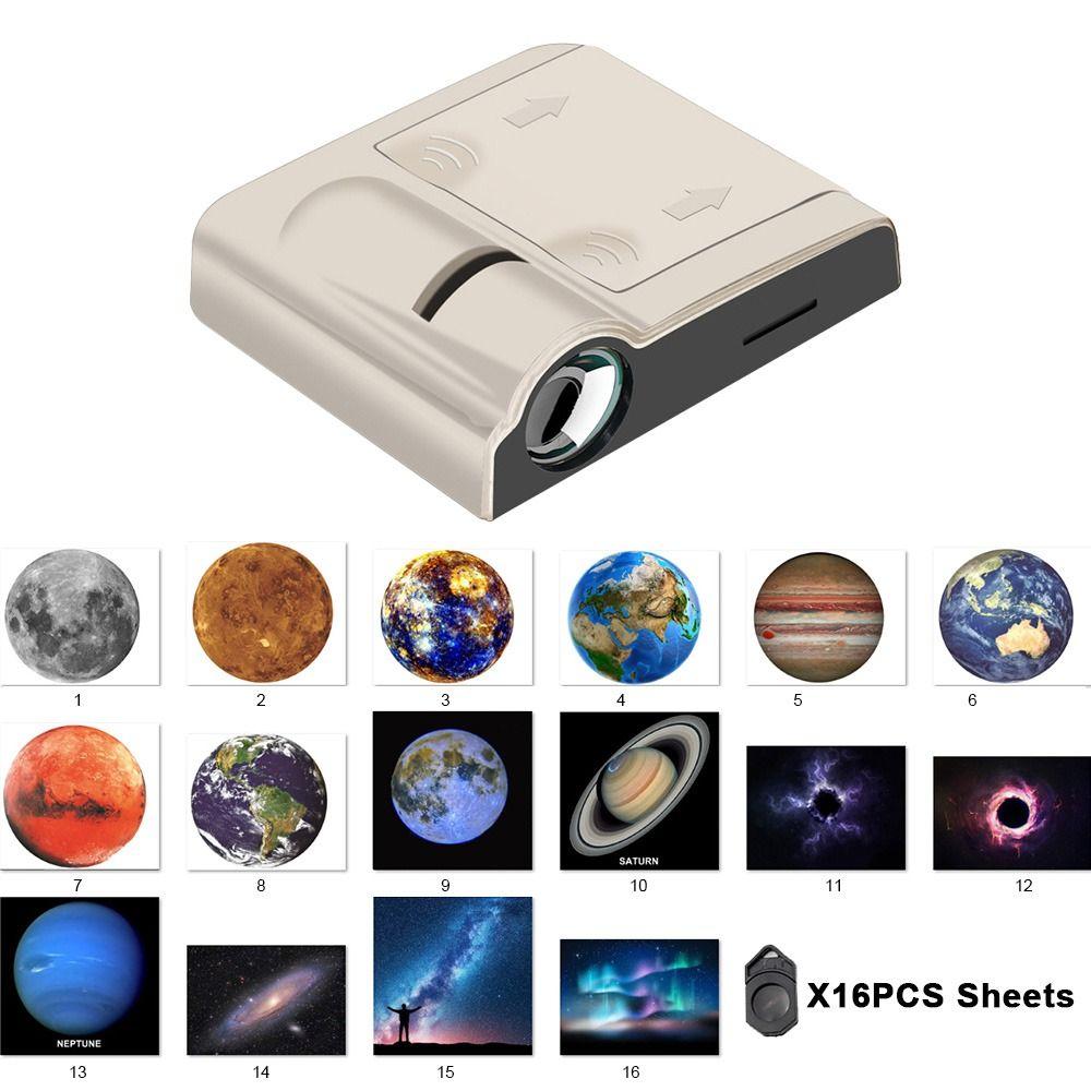 Birthday Gift Landscape Background LED Light Earth Moon Photography Lamp Moon Galaxy Projector