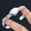 Daughters Day Sale 925 Silver Trillion Owyhee Blue Opal Gemstone Wife New Bangle