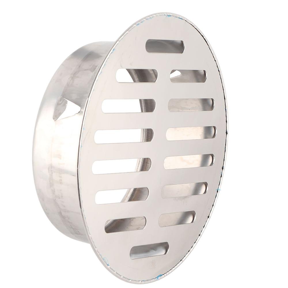 Round Shape Floor Drain Cover Adjustable Clamp Grate Cover Weather Resistant Drain Strainer Patios