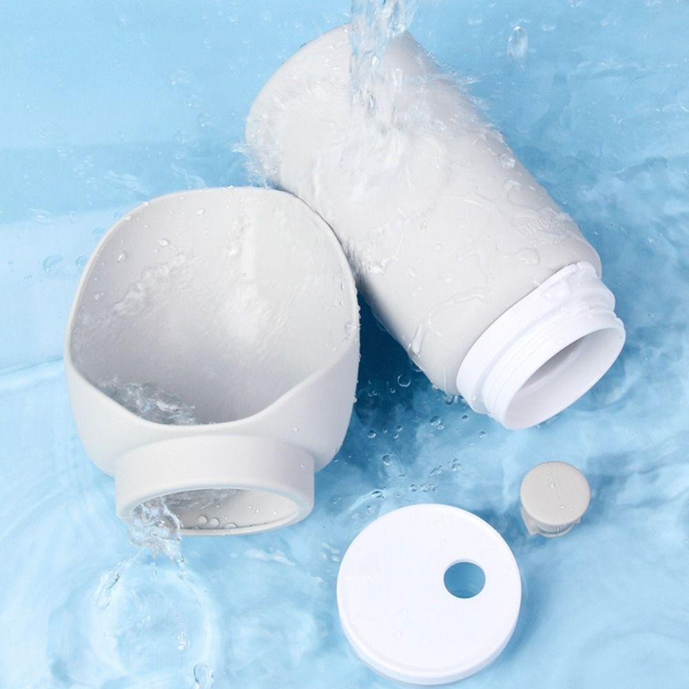 Folding Pet Water Bottle 550ml Water Dispenser Cup High Volume Pet Walking Mug  Travel