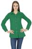 Top Cotton Shirt Long Sleeve Solid Short Kurta Women Clothing