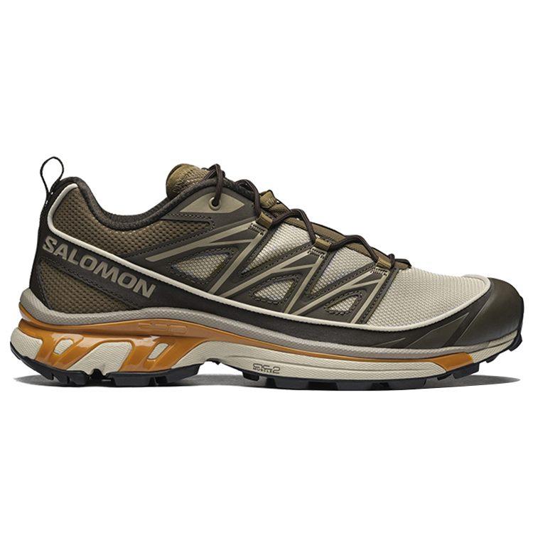 SALOMON XT 6 Сетчатые, Текстильные, Нескользящие, Износостойкие, Легкие, Низкие, Беговые Кроссовки, Унисекс, Серо-Коричневые L41741600