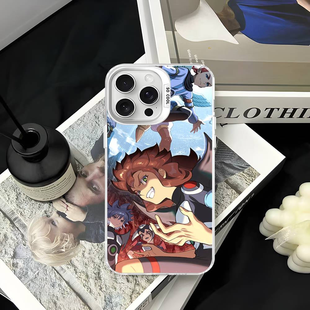 Axel Blaze Firestorm Inazuma Eleven Anime Phone Case For iPhone 17 16 15 14 11 12 13 Pro Max Pro Plus Colored Silver Cover