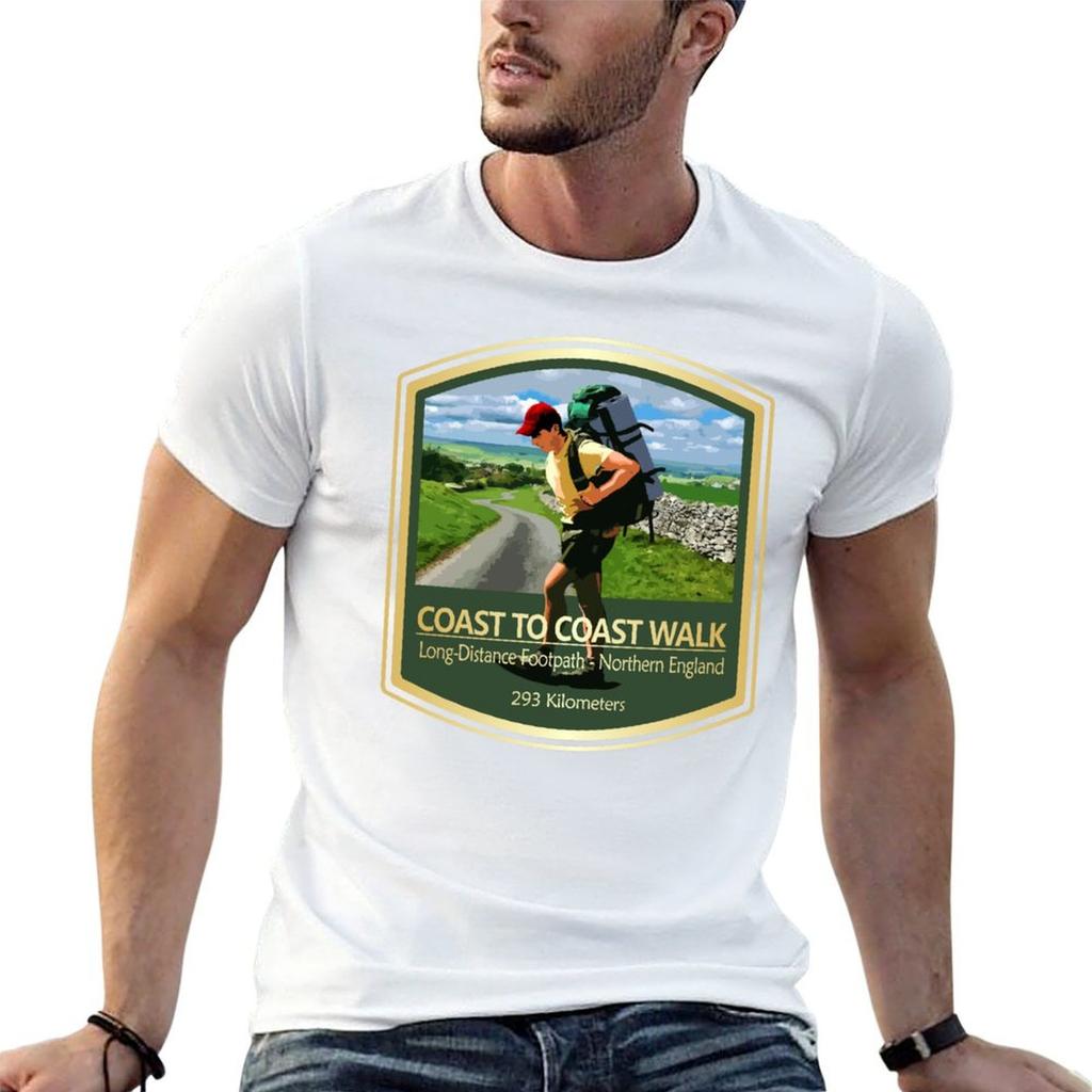 Coast to Coast Walk (PF) T-Shirt Basic Daily Outfit Short Sleeve Tee
