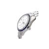 Seiko Механические часы с предварительным сбором метров, стальной ремешок, мужские часы, белый циферблат SPB269J1