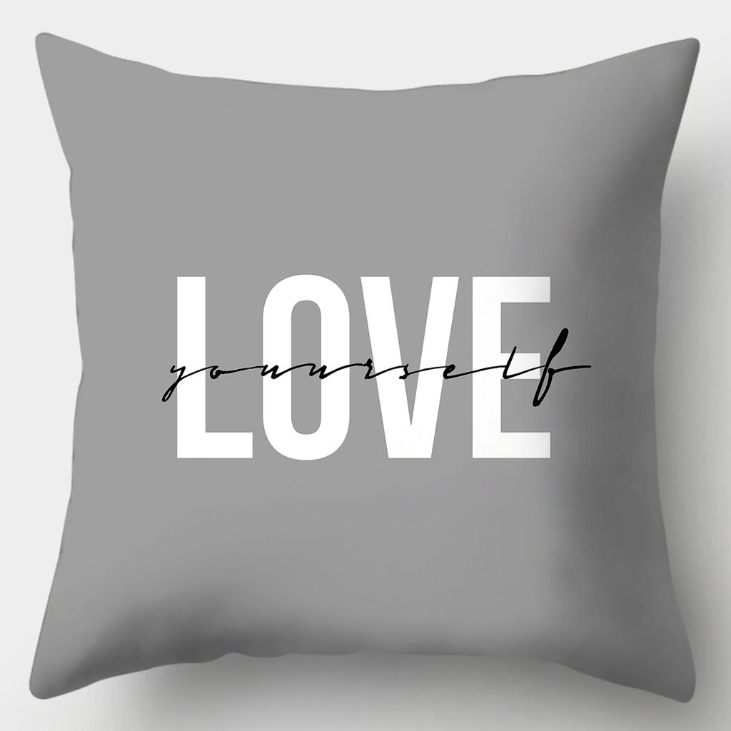 45смX45см Серая наволочка для дивана в полоску, клетчатая наволочка для подушки