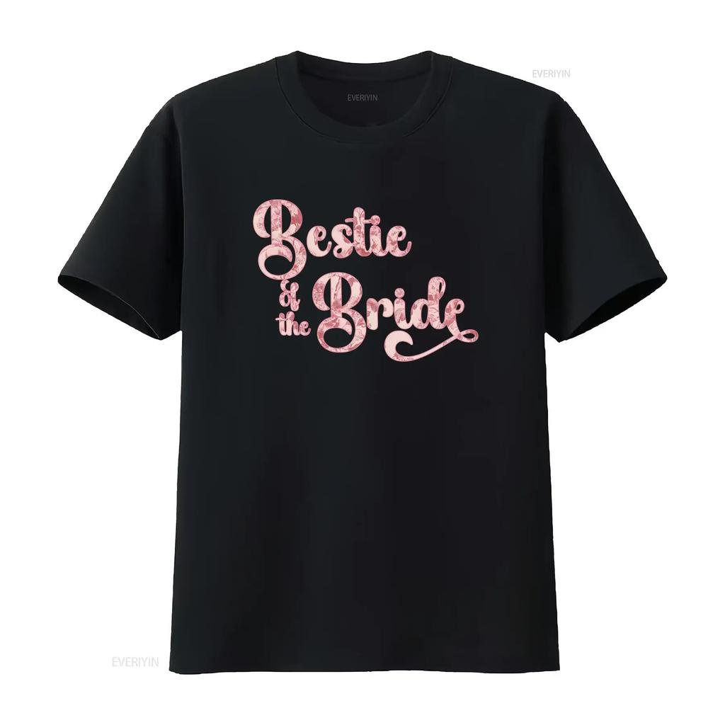 Bestie of the Bride T Shirt Bridal Party Bachelorette RoUnisextic for vintage Washed Soft Slightly Top For Everyday Wear