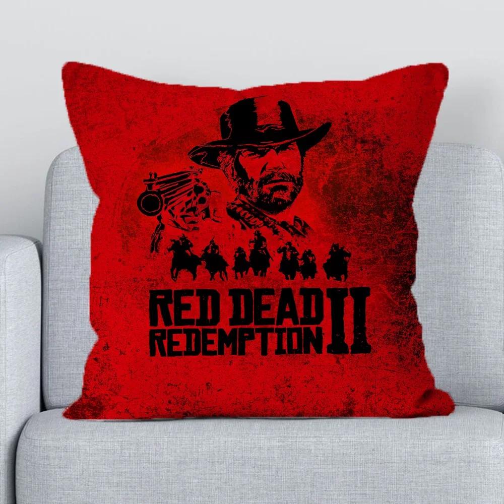 Наволочка для подушки body Red Dead Redemption 45x45 Декоративные подушки для дивана Наволочки Коротковорсовые наволочки 40x40 Подушка для стула