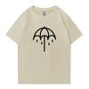 Umbrella Bring Me The Horizons Metal Washed Oversized Tshirt Street Hip Hop 100 Cotton Unisex Unisex Short Sleeve Tshirts Unisex