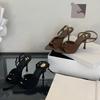 Pesstwei Модные уличные туфли Элегантные туфли на тонком высоком каблуке Женские туфли-лодочки с острым носком Босоножки на каблуке Туфли для стриптиза