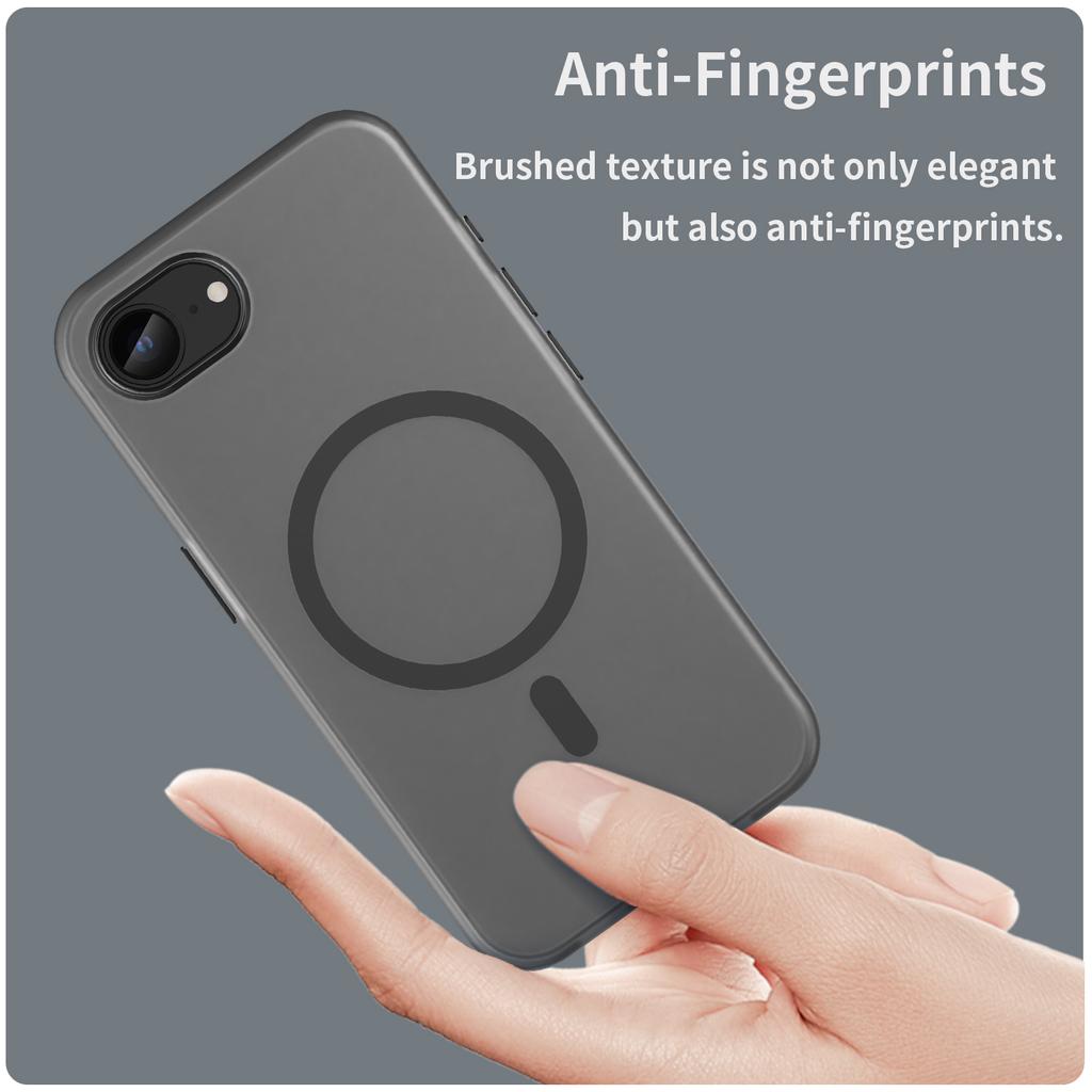 Роскошный полупрозрачный чехол Magsafe Matte для iPhone 16 15 14 13 13 12 Pro Max 11 16E Мягкий силиконовый магнитный противоударный чехол