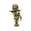 Ретро Медная статуя Купидона, Бог любви, маленькие украшения, латунные фигурки ангелов, настольные украшения, домашний декор, аксессуары для комнаты