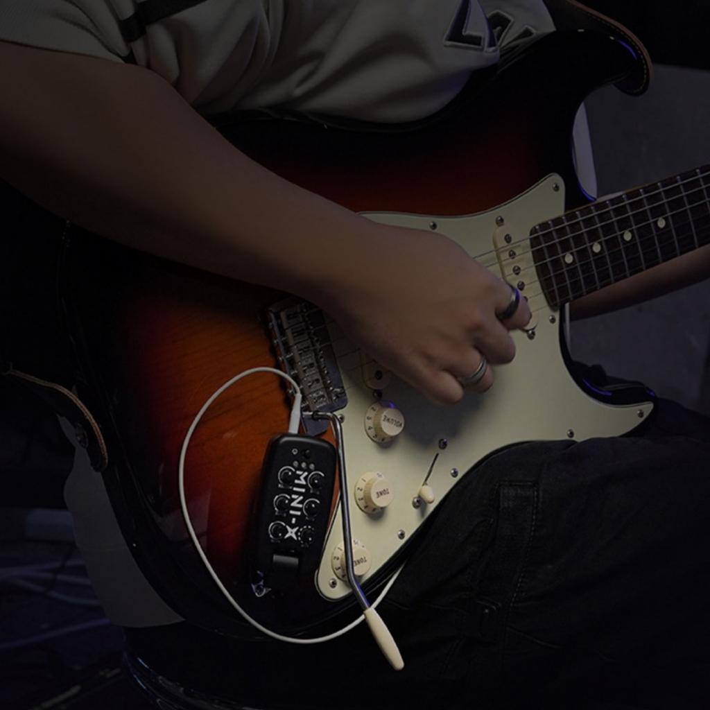 MINI-X Pro Studio Headphone Amp | 9 Guitar/Bass Amp Sims W/ 100hrs Playback | USB-C Recharge & Hi-Res Certified