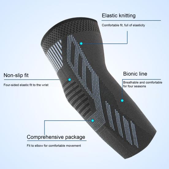 1 шт. бандаж на локоть теннисиста компрессионный облегчение воспаления многоразовый носимый поддерживающий рукав спортивные принадлежности
