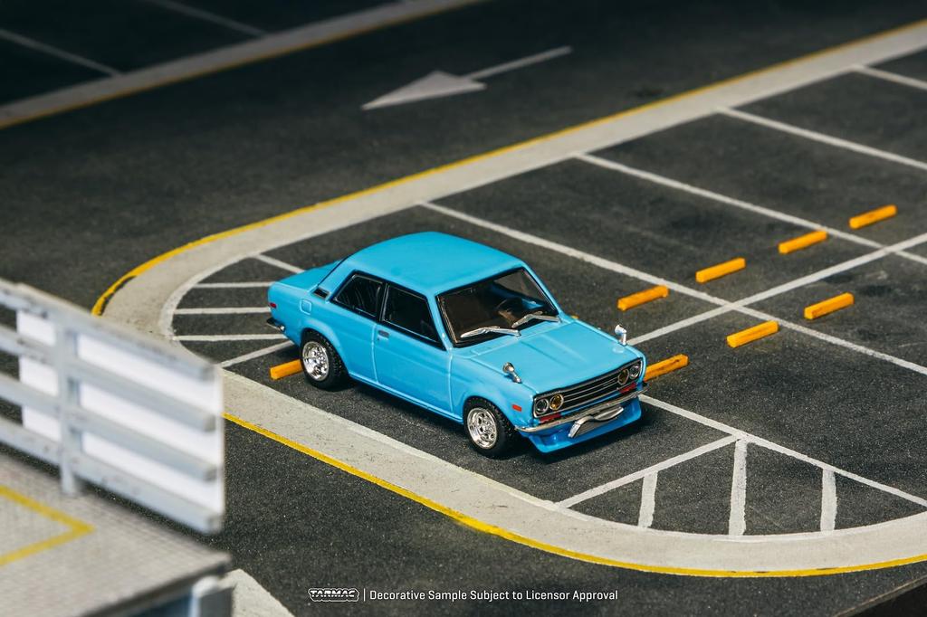 TARMACWORKS Datsun 510 Светло-голубой Готовая модель 1/64 T64R-052-LB