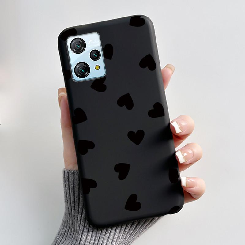 Для Blackview A53 Чехол Blackview A53 Pro Задняя крышка Роскошный Милый Любовь Кролик Забавный Черный ТПУ Мягкий Силикон Защитный Чехол для Телефона