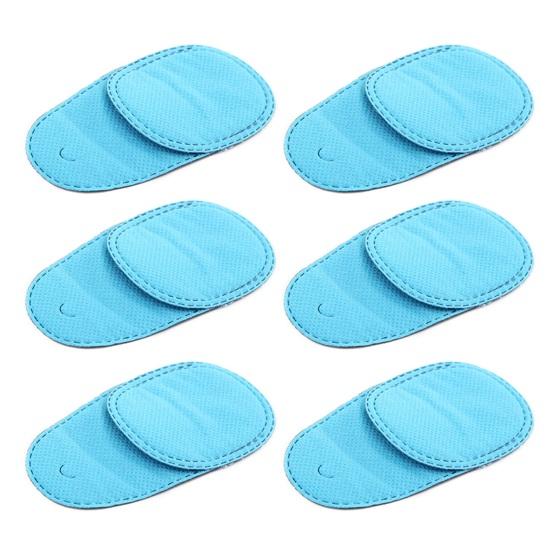 6Pcs/Box Amblyopia Eye Patch Soft Thick Universal Fit Non-adhesive Eyeglass Training Patch for Kids