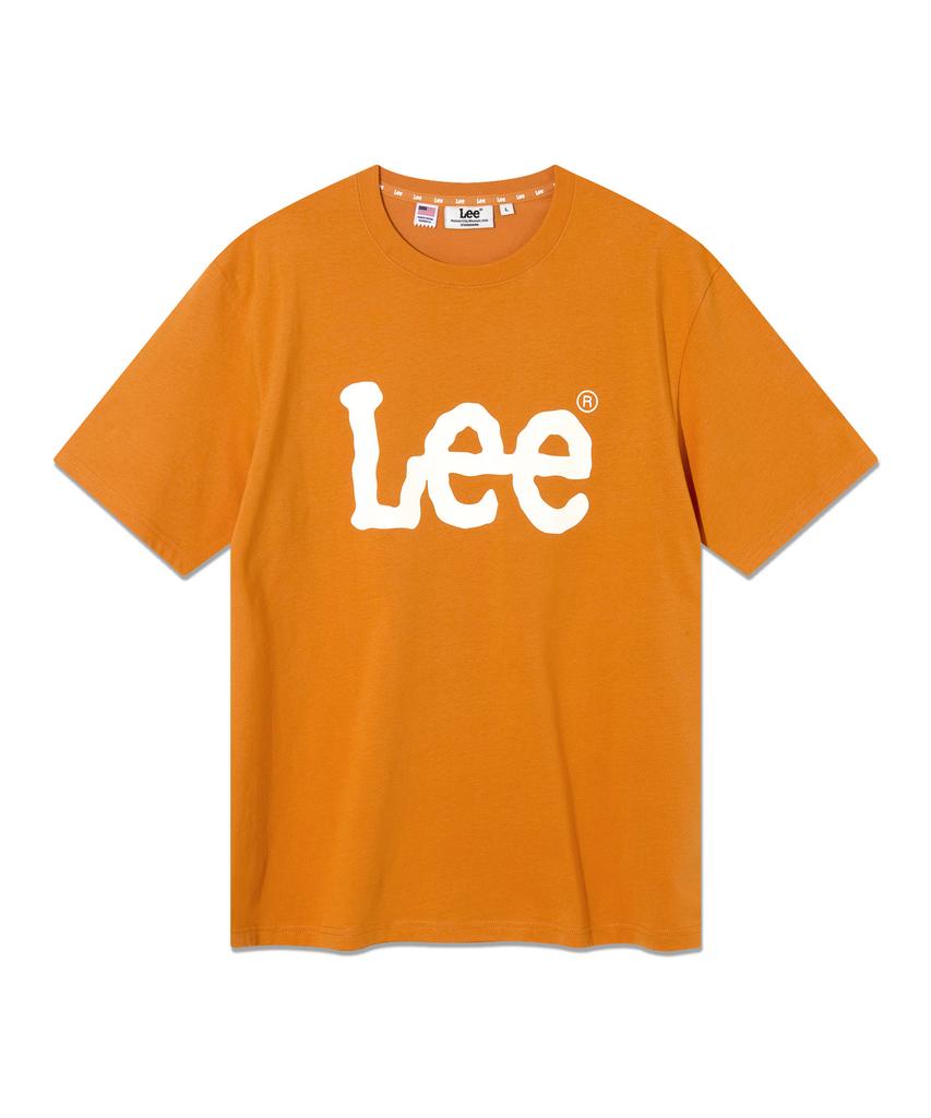 LEE Big Twitch Logo Short Sleeve T-Shirt Orange