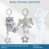 Baby Stroller Pendant with Music & Teether - Soothing Toy for Newborns