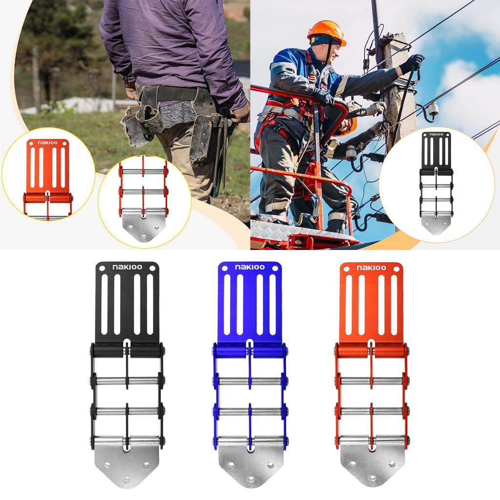 Quick Release Tool Belt Buckle Versatile for Electrician Stainless Steel Axle 53mm Width Adjustable Chain Clip Belt Attachment