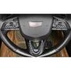 Real Carbon Fiber Steering Wheel Sheet Cover Trim 3PC For Cadillac XT4 -