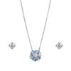 Idyllia Snowflake Flower Earring Set Necklace 5685437