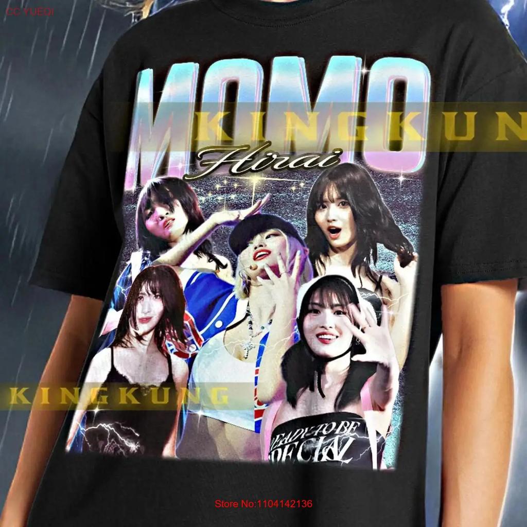 Momo Hirai T Shirt Vintage Retro 90s Bootleg Sweater Saf Vintage Stylish Top For Everyday Wear Breathable Slightly Soft