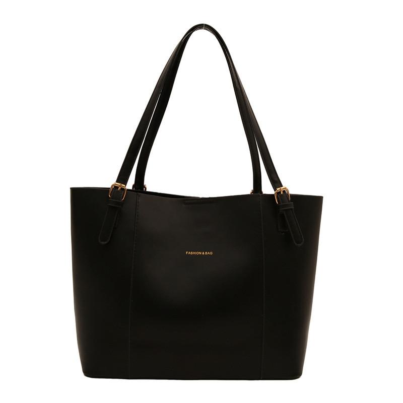 Stylish Retro Minimalist Pu Tote Bag For Women With Spacious Design For Everyday Use