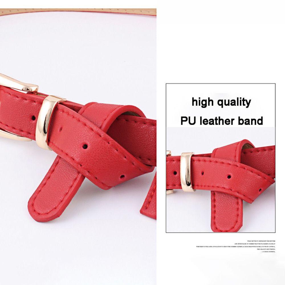 Универсальный ремень с металлической пряжкой Женский поясной ремень Ретро ремень из ПУ кожи