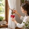 Hawthorn Berry Strands Curtain Tiebacks Pastoral Style Curtain Straps Curtain Tie Rope  Christmas