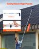 Water Fed Pole Kit 3.6m Solar Panel Cleaning Pole with Extendable Handle