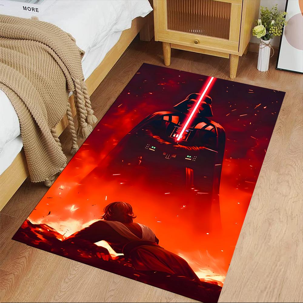 Star Wars Floor Rug Office Rug Suitable for Foyer Bedrooms Outdoor Game Room Anti-slip Rug Anime Office Decor Wedding Party Gift