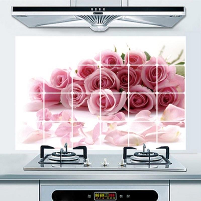 Водонепроницаемый анти-масляные пятна lecythus украшение для кухни стикер стены плитка наклейка