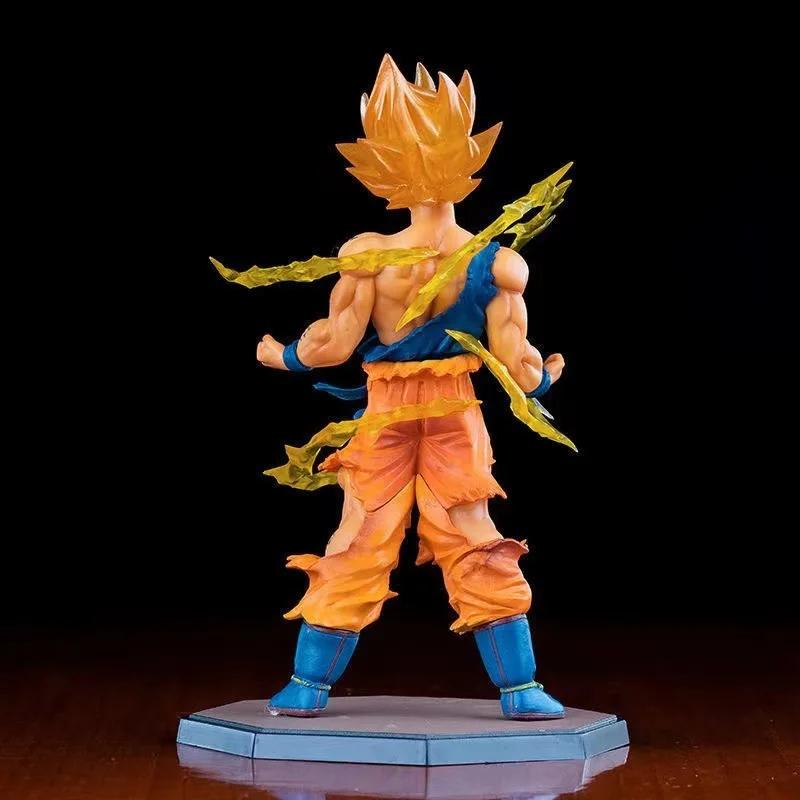 Фигурка аниме Dragon Ball Сон Гоку Супер Сайян 16 см Гоку DBZ Фигурка действия Модель Подарки Коллекционные фигурки для детей