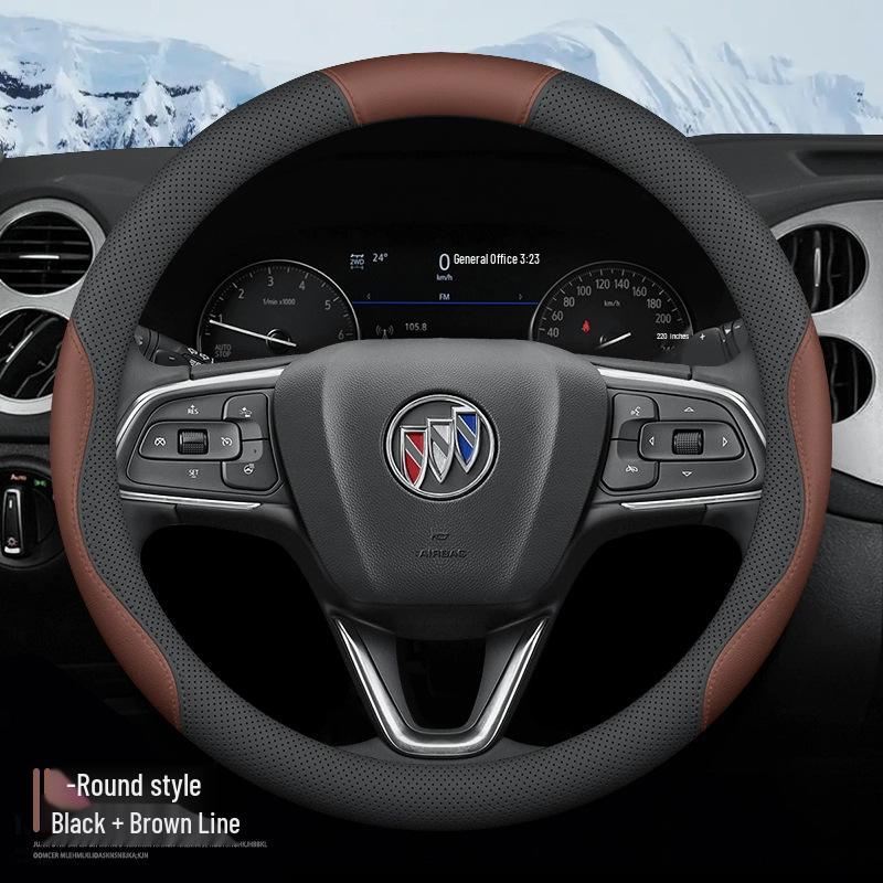 Чехол на руль Buick Verano: Ультратонкий, для всех сезонов, подходит для моделей 2015-2023 гг.