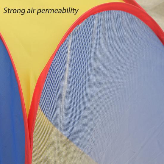 Kids Castle Play Tent Toy for Girls Boys Foldable Playhouse with Mesh Windows Safe Indoor Outdoor Fun Gift for Ages 1-6