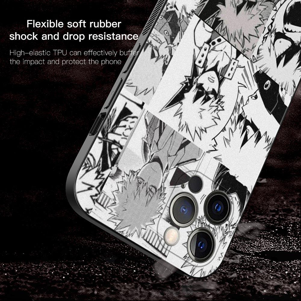 Чехол My Hero Academia Bakugou Katsuki Comics для Apple iPhone 14 11 13 12 Pro Max Mini X XR XS Max 6 6S 7 8 Plus 5 5S