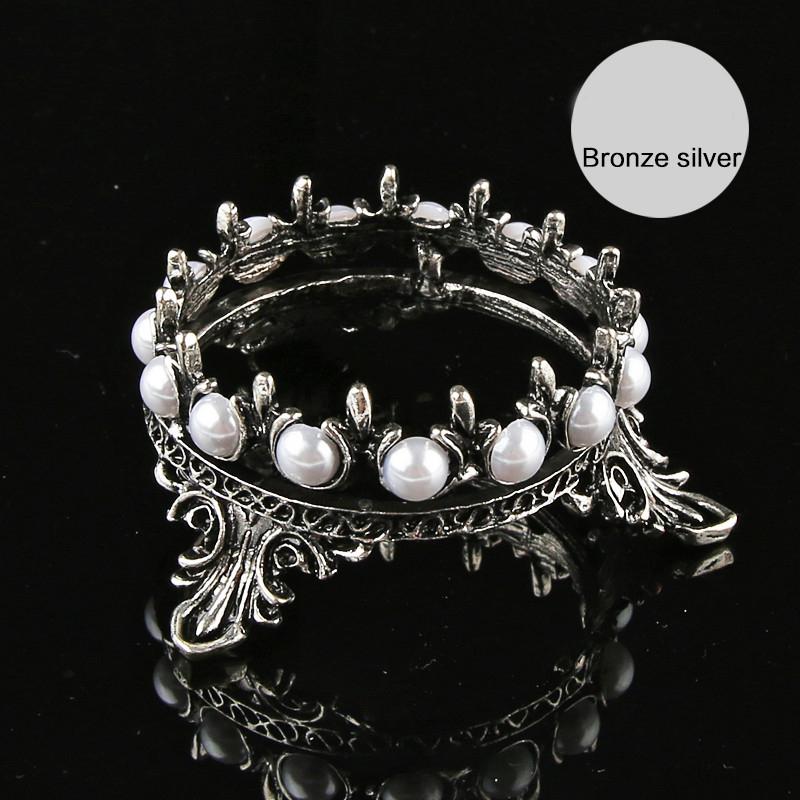 Держатель кисти для ногтей из сплава и жемчуга