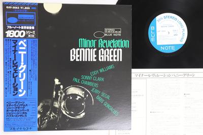 Виниловая пластинка BENNIE GREEN Minor Revelation GXF3063 BLUE NOTE 1980 Япония Obi Джаз Б/У
