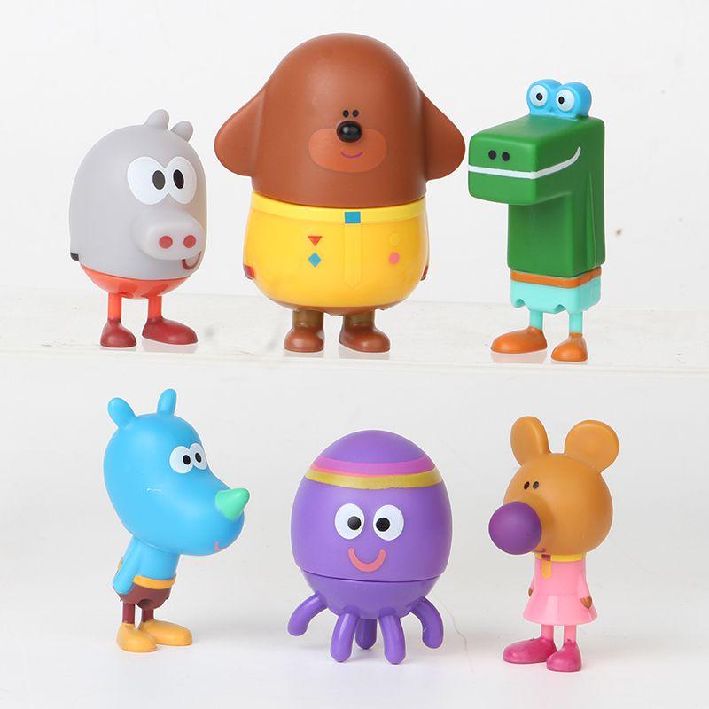 Красочная коллекция фигурок Хей Duggee Идеальный Рождественский подарок для мальчиков и девочек