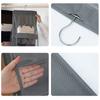 2PC Bag Storage Bag Hanging Bag Hanging 8-sided Transparent Storage Bag Bedroom Closet Dust Bag Foldable