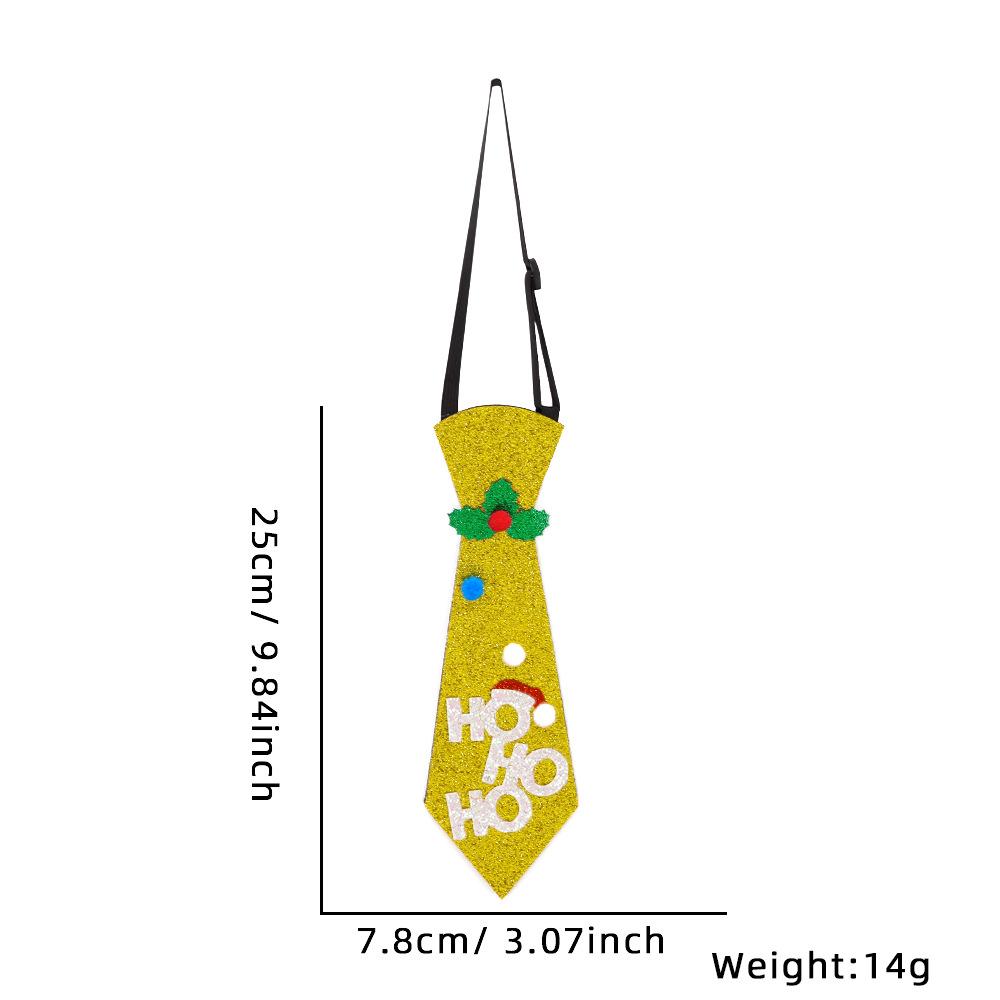 Фетровые Рождественские Украшения-Галстуки - Снеговик, Олень, Декор Рождественской Елки