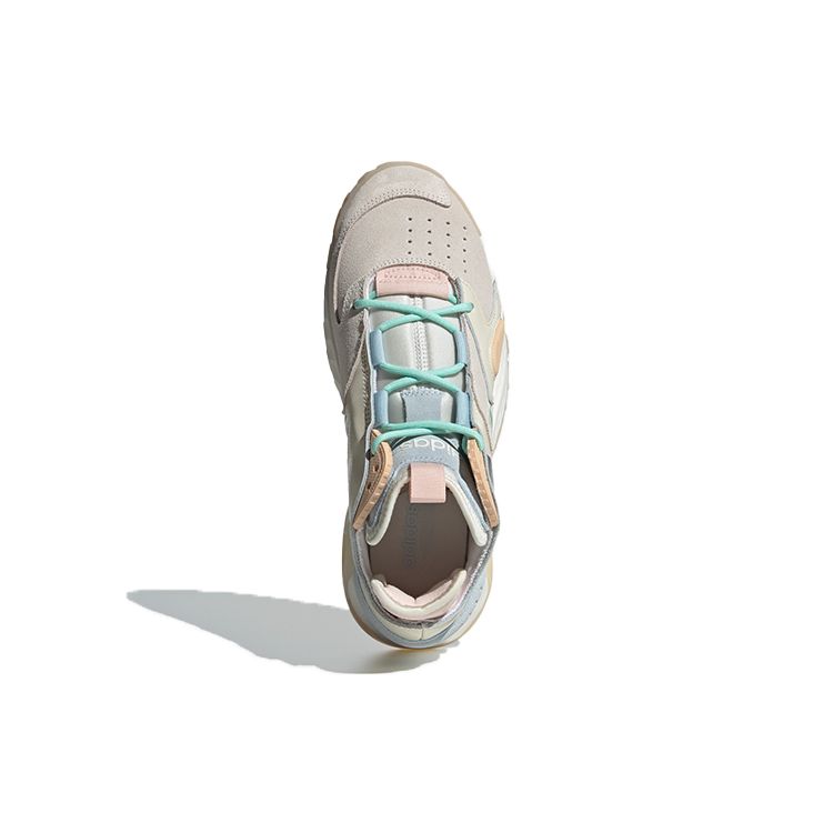 adidas Оригинальные кроссовки для стритбола из синтетической кожи и замши, низкие, для повседневной носки, женские, серые, белые, желтые, GZ2793