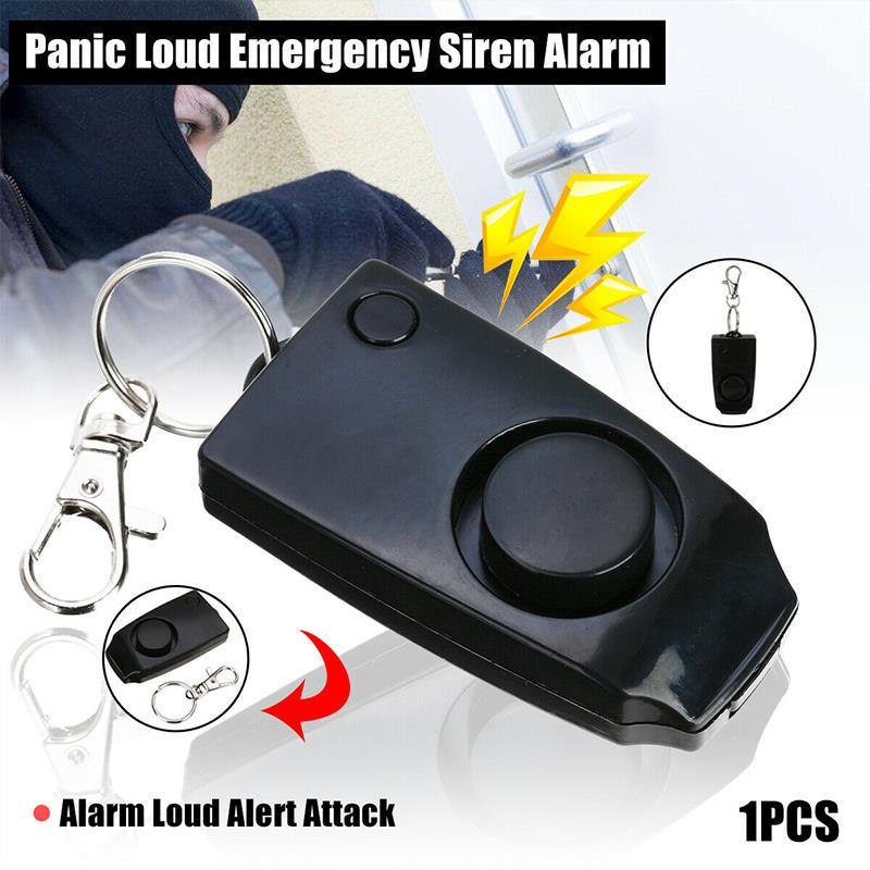 1PC Personal Anti-wolf Alarm Device Alarm Loud Alarm Attack Panic Keychain Self-protection Personal Safety Emergency