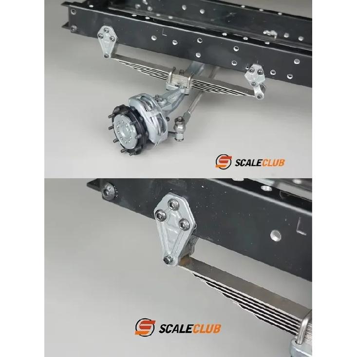 SCALECLUB 1/14 RC Truck Front Axle Lifting Lug Suspension Kit For Tamiya Rc Tractor Truck DIY Accessories