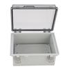 Junction Box ABS Plastic Waterproof Dustproof Hinged Shell Outdoor Universal Project Enclosure with 